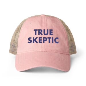 True Skeptic — Women's Embroidered Ponytail Cap