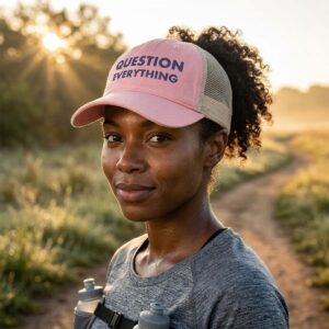 Question Everything — Women's Ponytail Cap