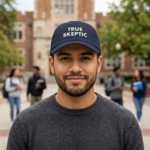 True Skeptic — Embroidered Dad Cap