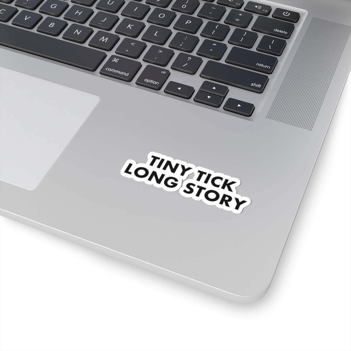 Tiny Tick Long Story — Kiss-Cut Sticker - Image 2